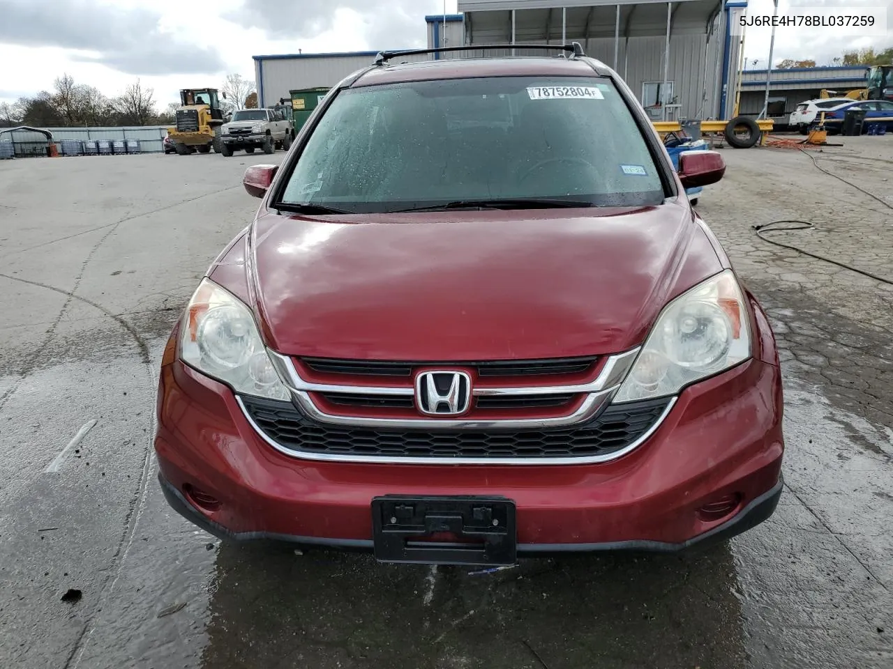 2011 Honda Cr-V Exl VIN: 5J6RE4H78BL037259 Lot: 78752804