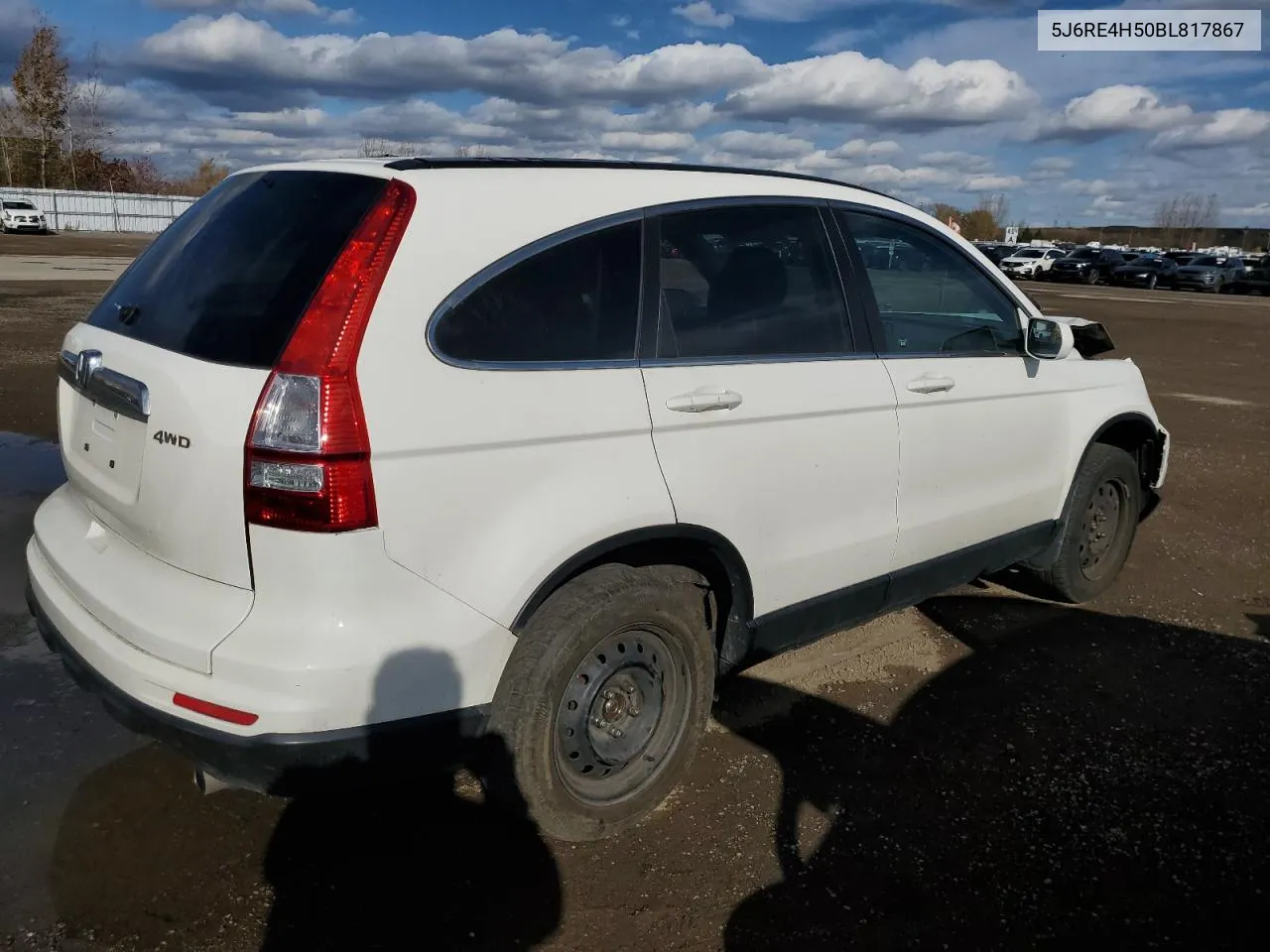 2011 Honda Cr-V Ex VIN: 5J6RE4H50BL817867 Lot: 78848184