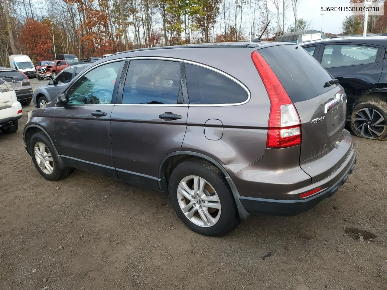 2011 Honda Cr-V Ex VIN: 5J6RE4H53BL045218 Lot: 78875764