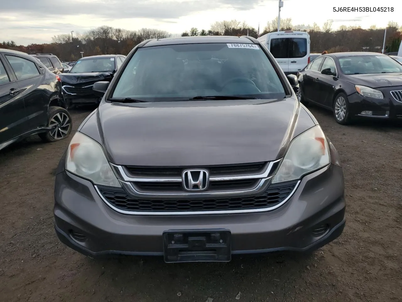 2011 Honda Cr-V Ex VIN: 5J6RE4H53BL045218 Lot: 78875764