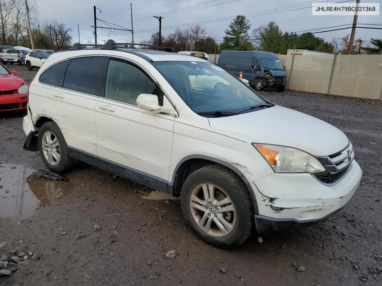 2011 Honda Cr-V Exl VIN: JHLRE4H79BC021368 Lot: 78877614