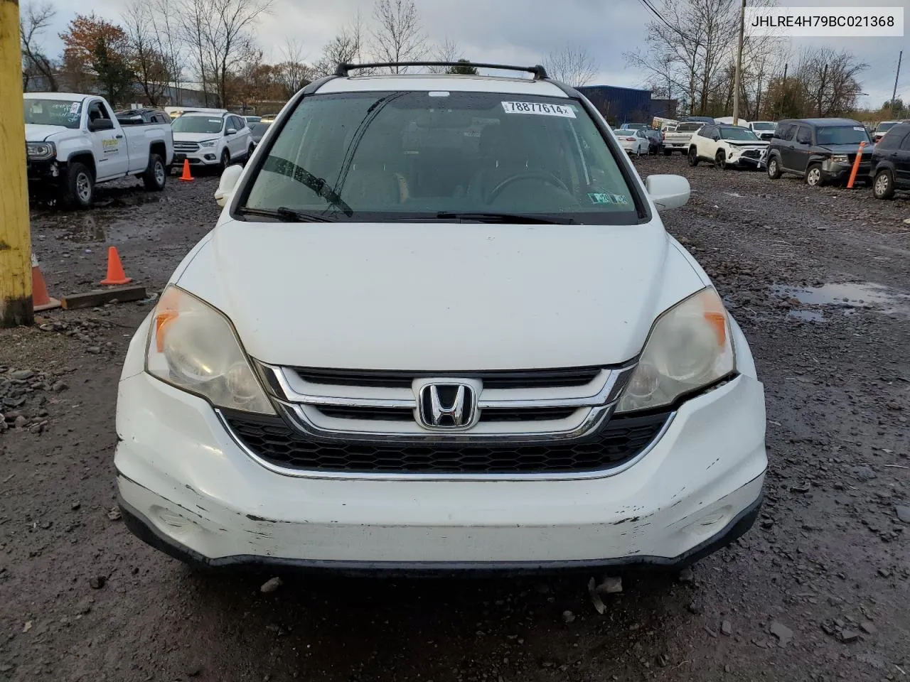 2011 Honda Cr-V Exl VIN: JHLRE4H79BC021368 Lot: 78877614