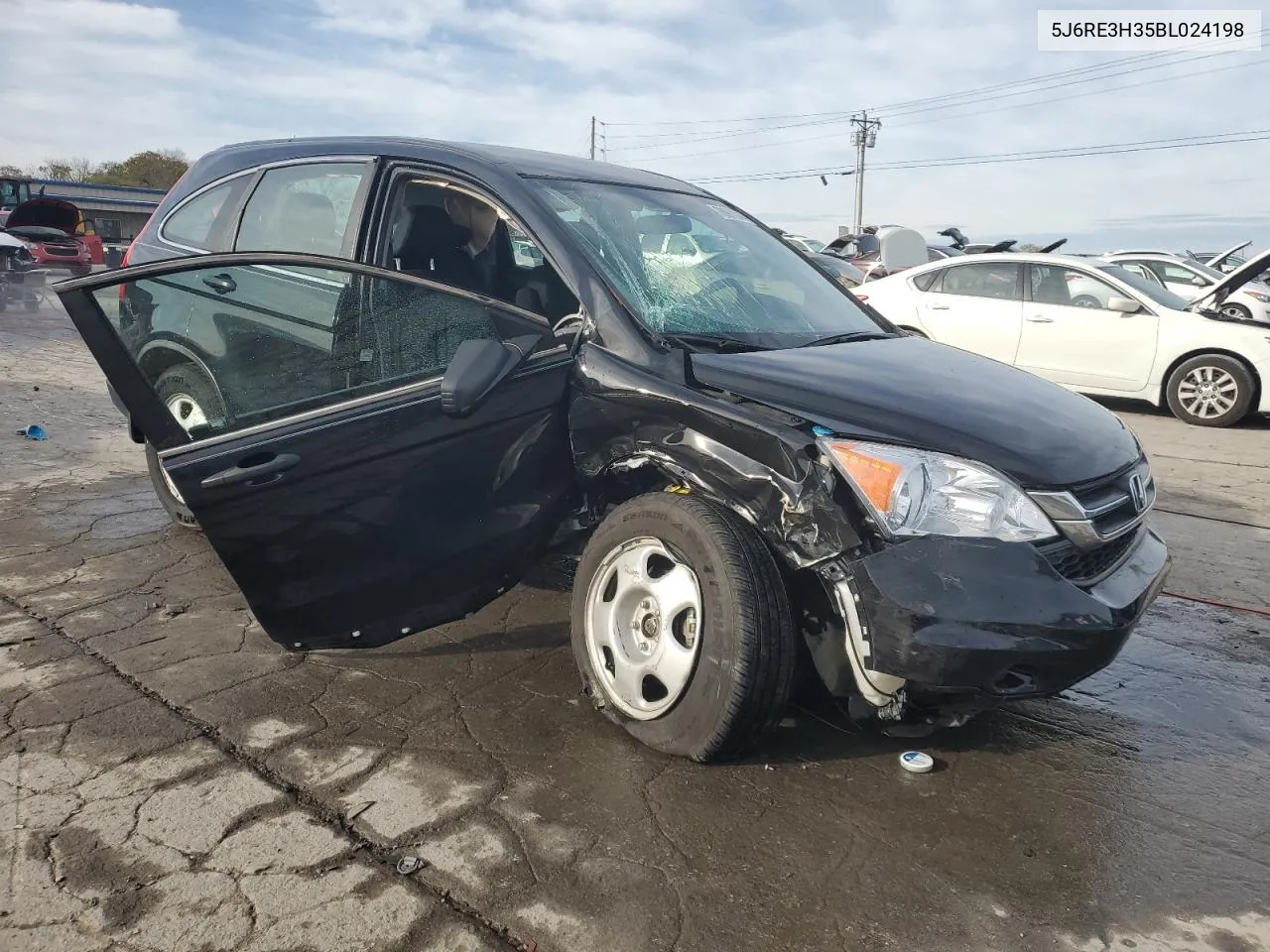 2011 Honda Cr-V Lx VIN: 5J6RE3H35BL024198 Lot: 78961944