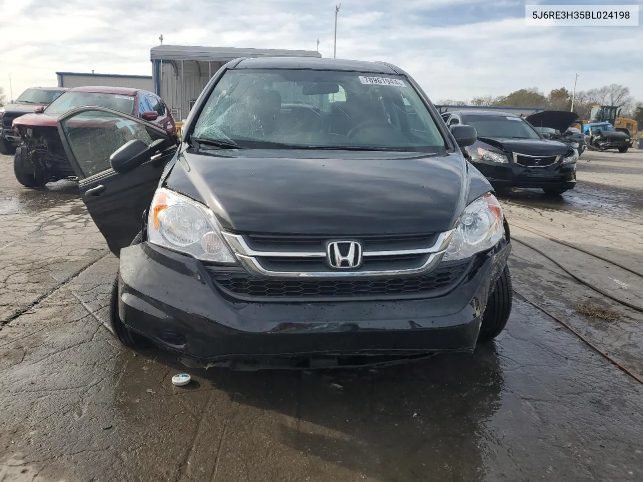 2011 Honda Cr-V Lx VIN: 5J6RE3H35BL024198 Lot: 78961944