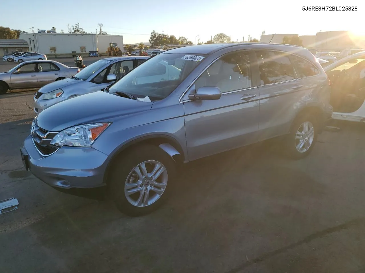 2011 Honda Cr-V Exl VIN: 5J6RE3H72BL025828 Lot: 79268864