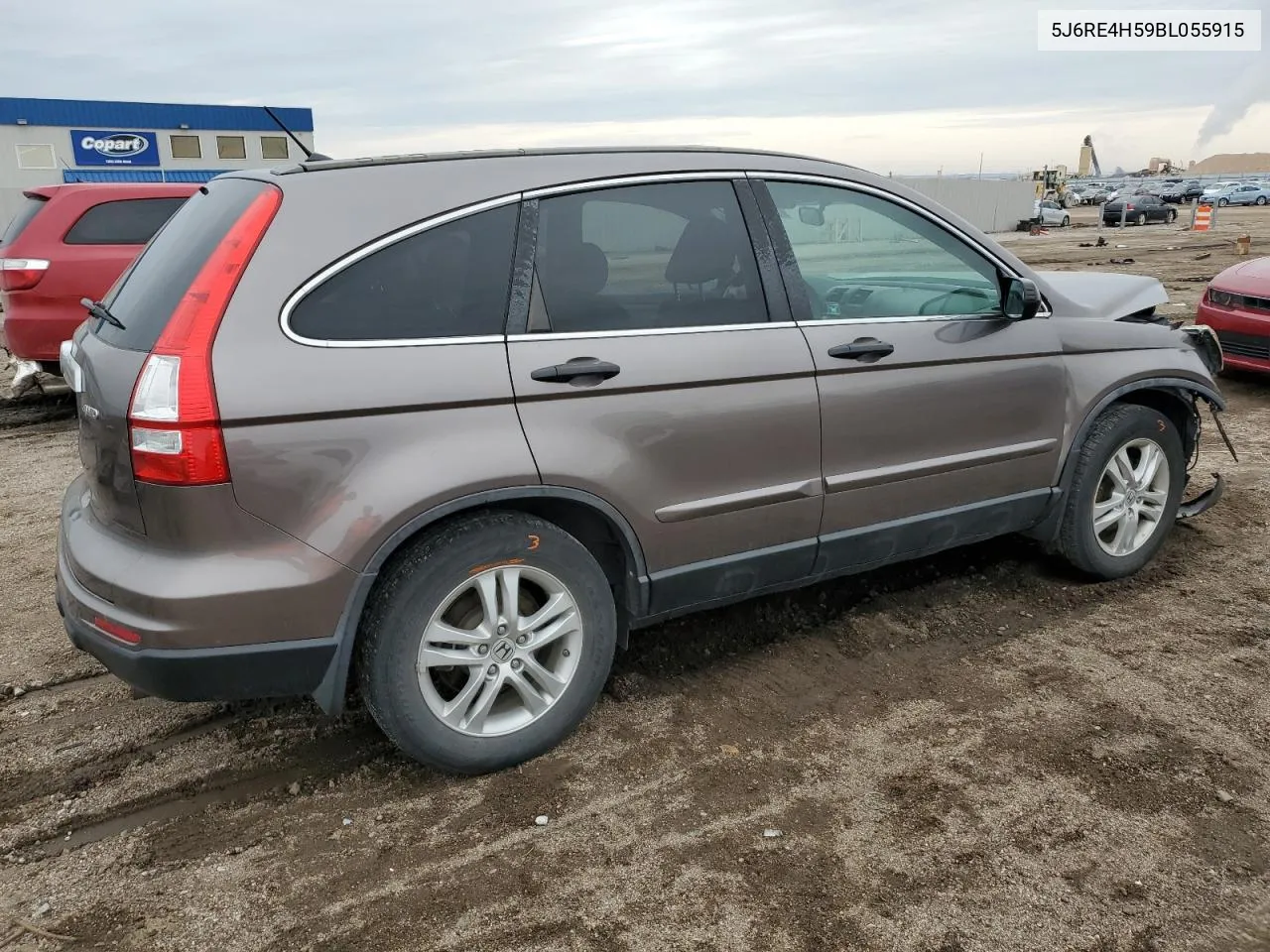 2011 Honda Cr-V Ex VIN: 5J6RE4H59BL055915 Lot: 79760184