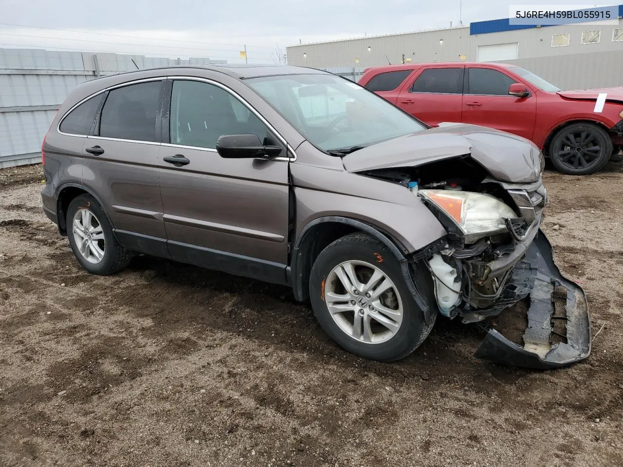 2011 Honda Cr-V Ex VIN: 5J6RE4H59BL055915 Lot: 79760184