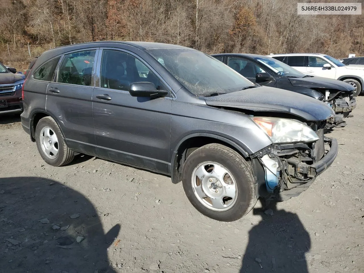 2011 Honda Cr-V Lx VIN: 5J6RE4H33BL024979 Lot: 79781514