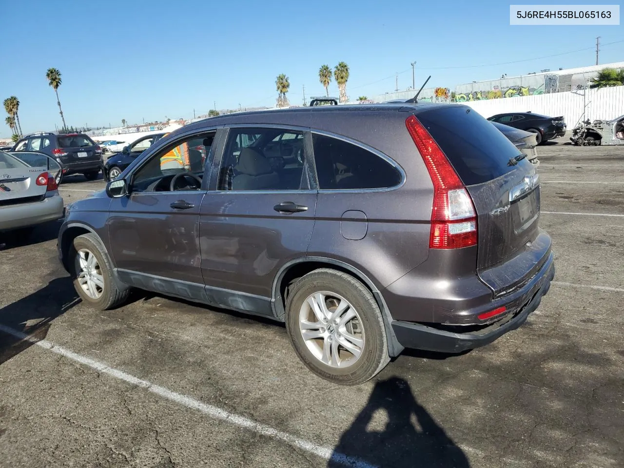 2011 Honda Cr-V Ex VIN: 5J6RE4H55BL065163 Lot: 80113224