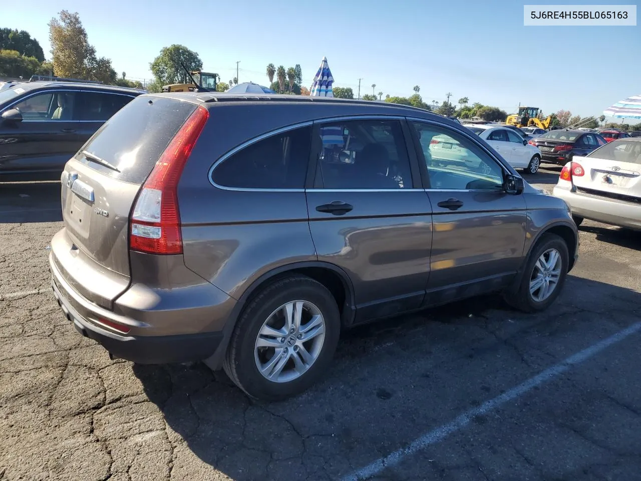 2011 Honda Cr-V Ex VIN: 5J6RE4H55BL065163 Lot: 80113224