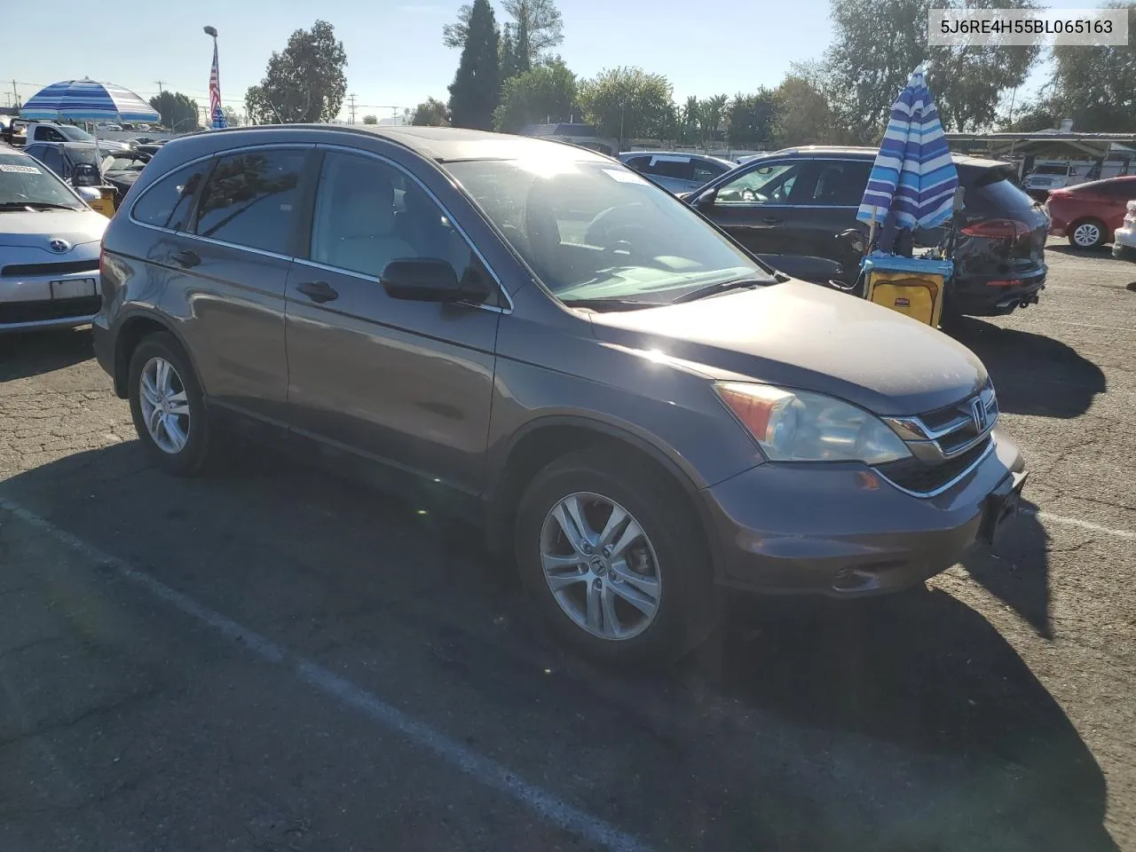 2011 Honda Cr-V Ex VIN: 5J6RE4H55BL065163 Lot: 80113224