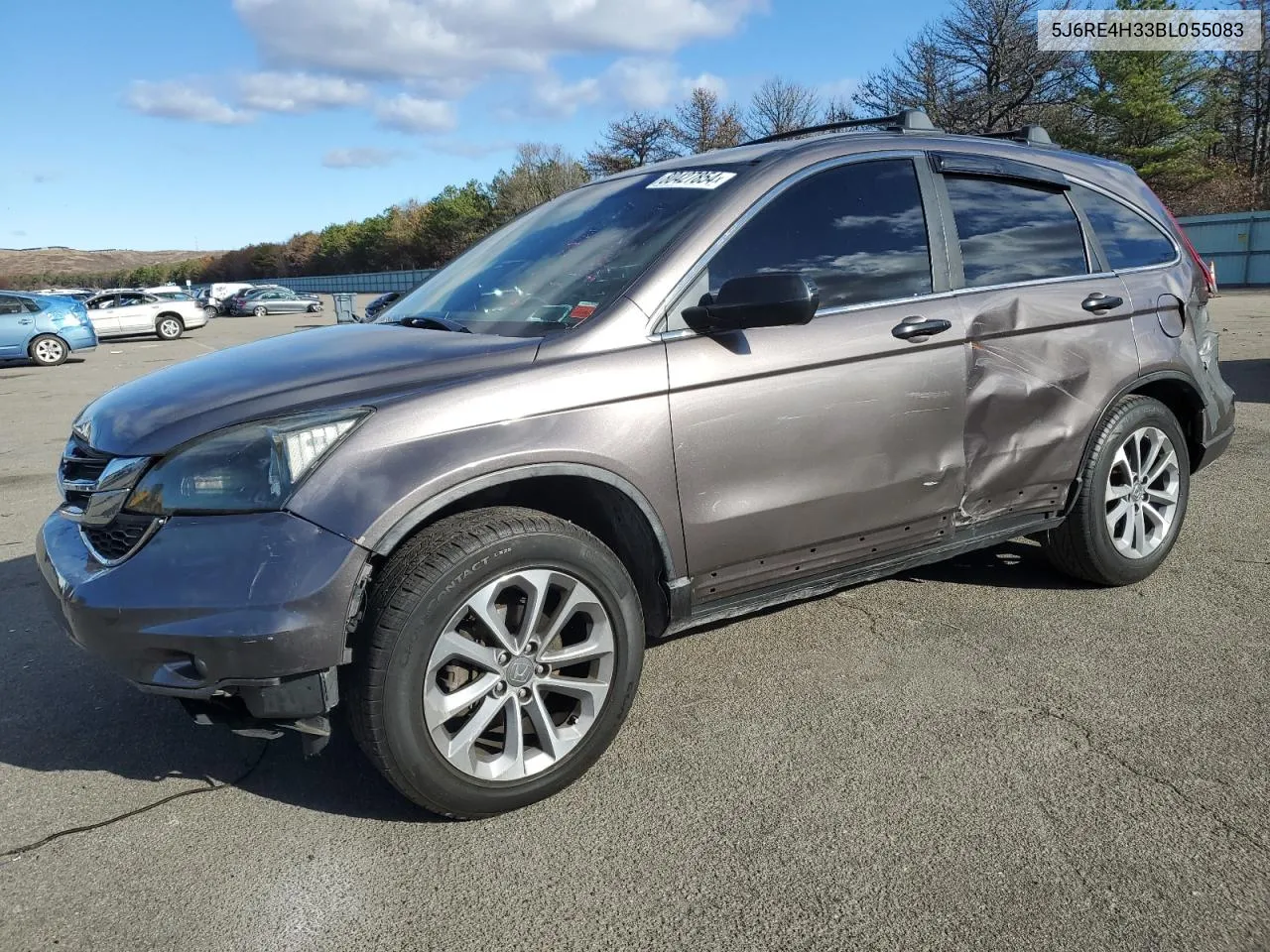 2011 Honda Cr-V Lx VIN: 5J6RE4H33BL055083 Lot: 80427854