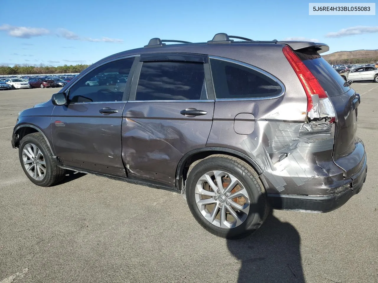 2011 Honda Cr-V Lx VIN: 5J6RE4H33BL055083 Lot: 80427854