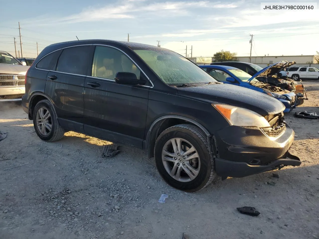 2011 Honda Cr-V Exl VIN: JHLRE3H79BC000160 Lot: 80453284