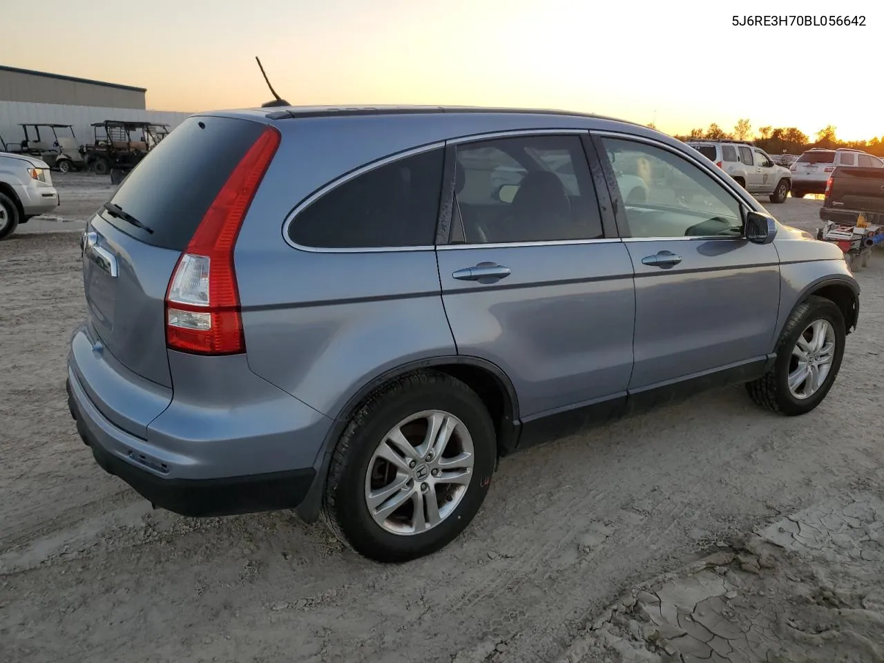 2011 Honda Cr-V Exl VIN: 5J6RE3H70BL056642 Lot: 80587384