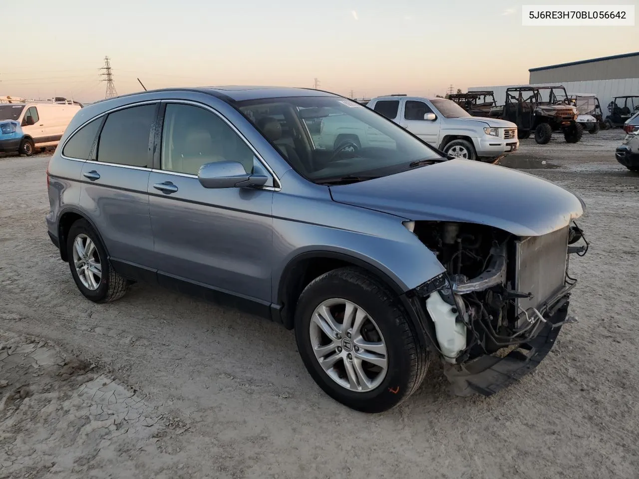 2011 Honda Cr-V Exl VIN: 5J6RE3H70BL056642 Lot: 80587384