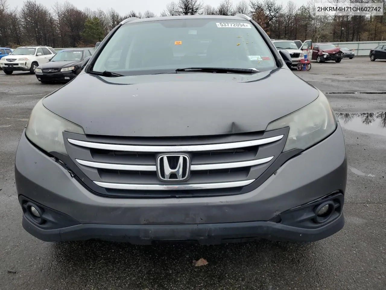 2012 Honda Cr-V Exl VIN: 2HKRM4H71CH602742 Lot: 53772094