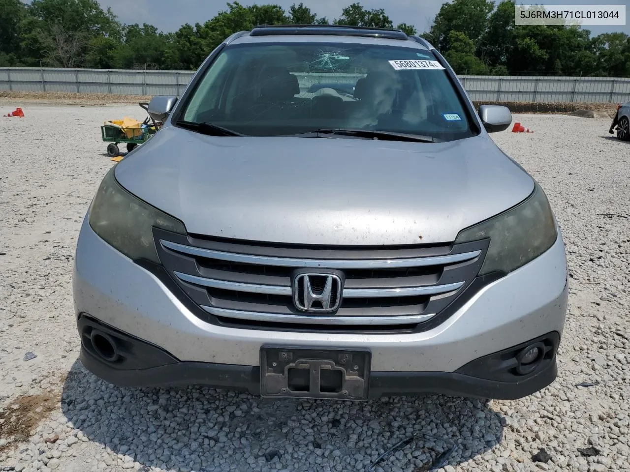 2012 Honda Cr-V Exl VIN: 5J6RM3H71CL013044 Lot: 56801374