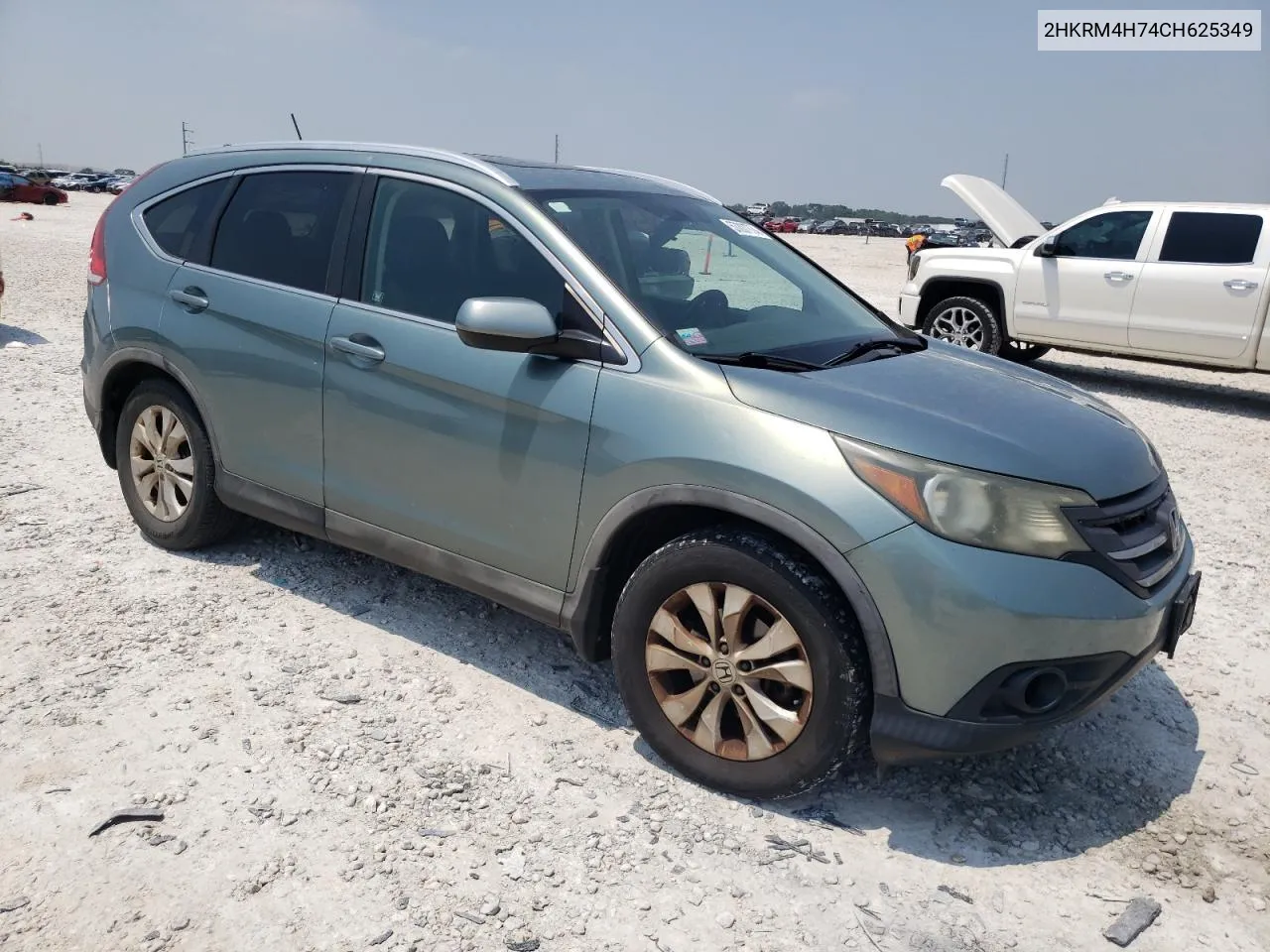 2012 Honda Cr-V Exl VIN: 2HKRM4H74CH625349 Lot: 57207774