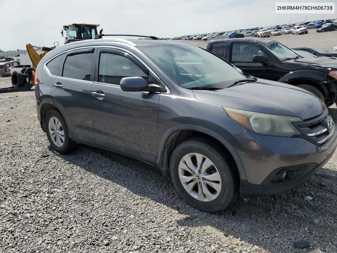 2012 Honda Cr-V Exl VIN: 2HKRM4H78CH606738 Lot: 57217234