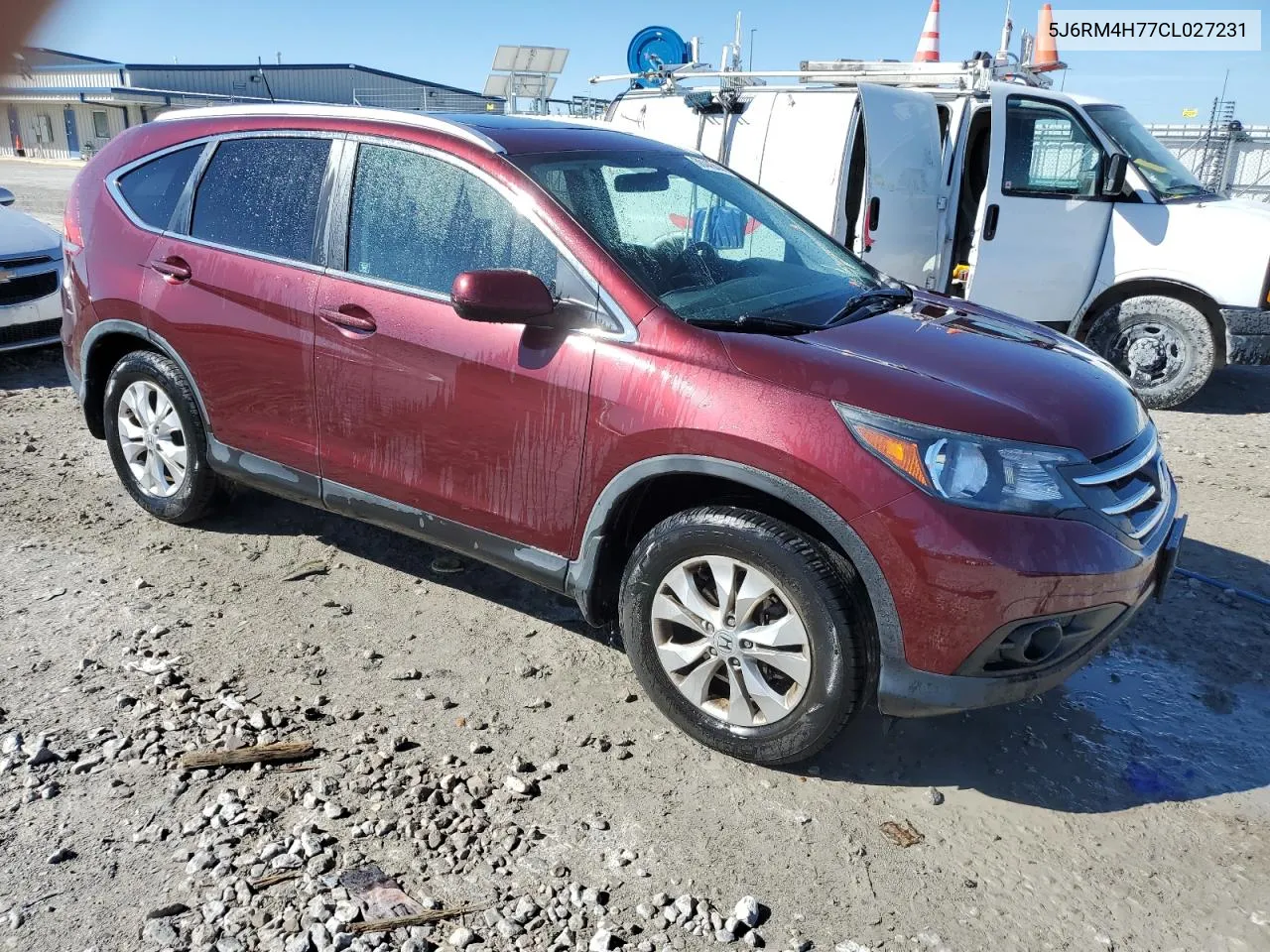 2012 Honda Cr-V Exl VIN: 5J6RM4H77CL027231 Lot: 58445444