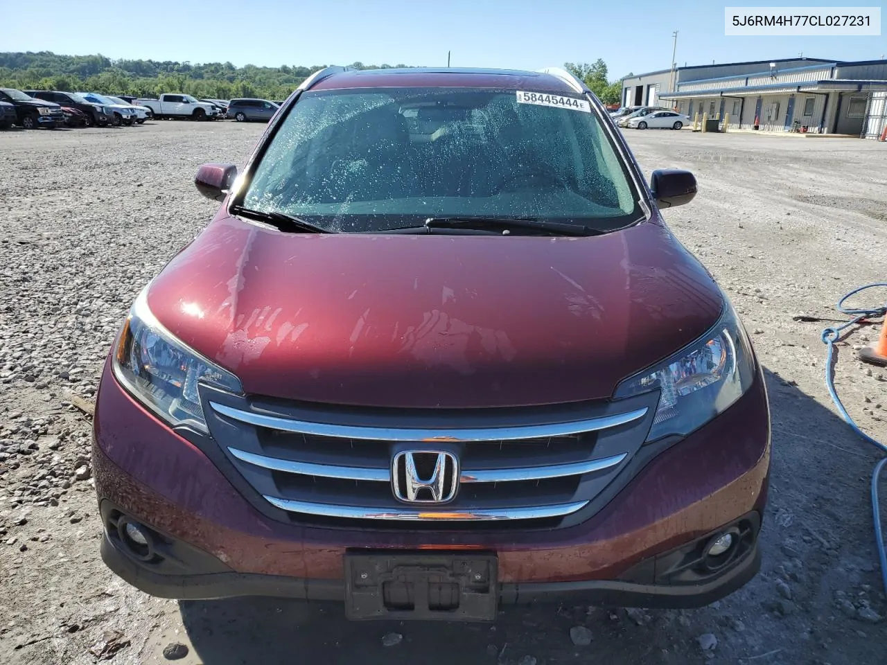 2012 Honda Cr-V Exl VIN: 5J6RM4H77CL027231 Lot: 58445444