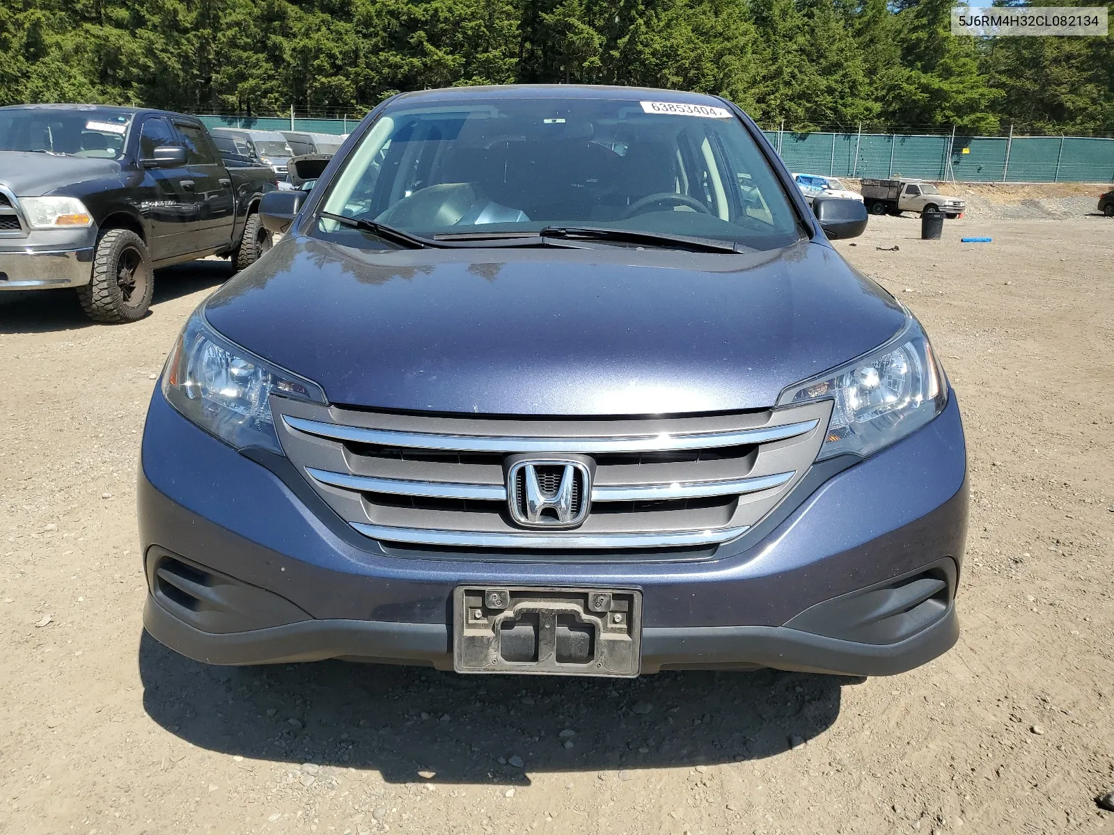 2012 Honda Cr-V Lx VIN: 5J6RM4H32CL082134 Lot: 63853404