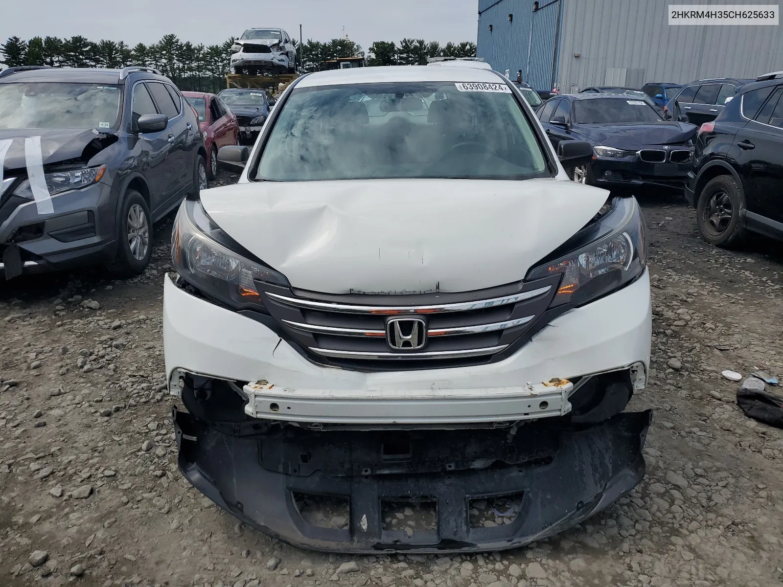 2012 Honda Cr-V Lx VIN: 2HKRM4H35CH625633 Lot: 63908424