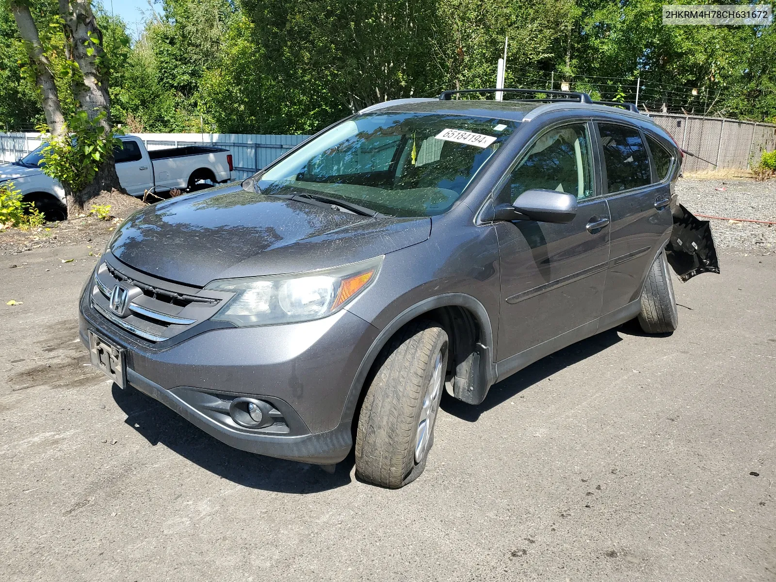 2012 Honda Cr-V Exl VIN: 2HKRM4H78CH631672 Lot: 65184194