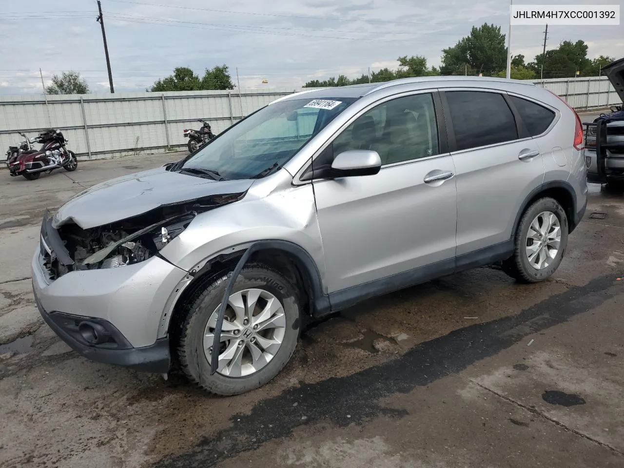 JHLRM4H7XCC001392 2012 Honda Cr-V Exl