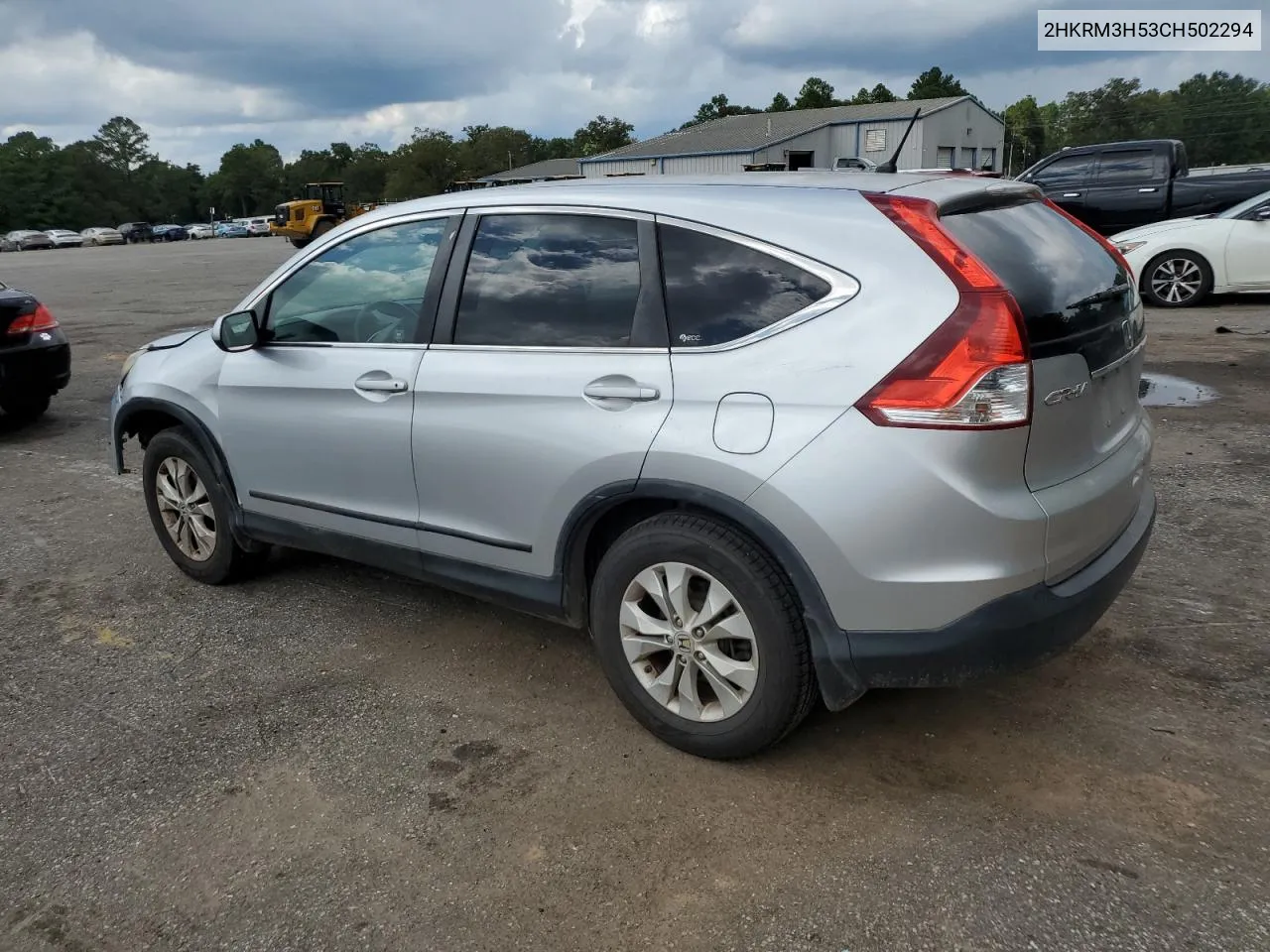 2012 Honda Cr-V Ex VIN: 2HKRM3H53CH502294 Lot: 71419744