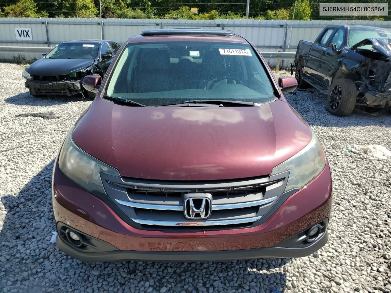 2012 Honda Cr-V Ex VIN: 5J6RM4H54CL005864 Lot: 71611314