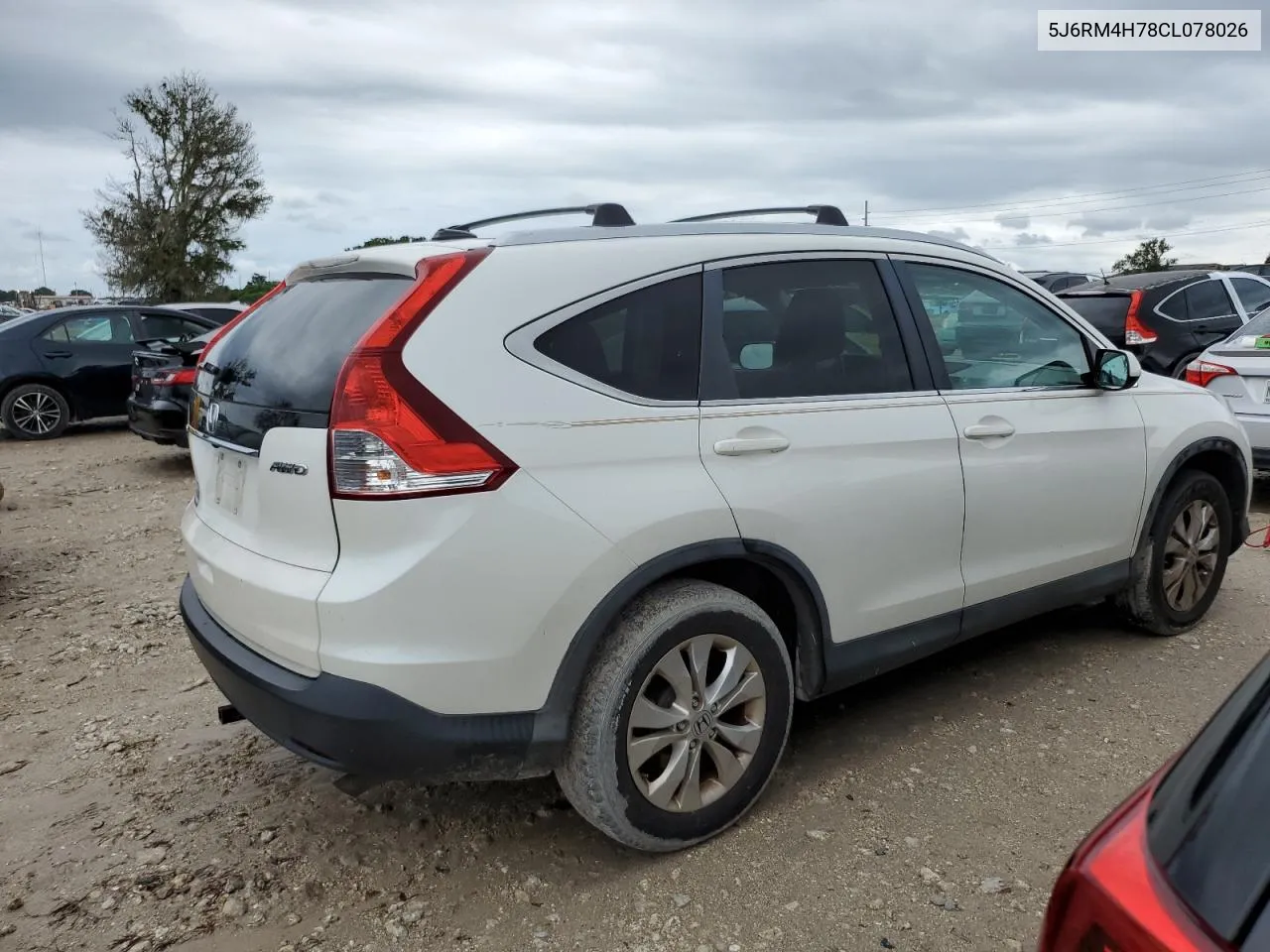 2012 Honda Cr-V Exl VIN: 5J6RM4H78CL078026 Lot: 73671344