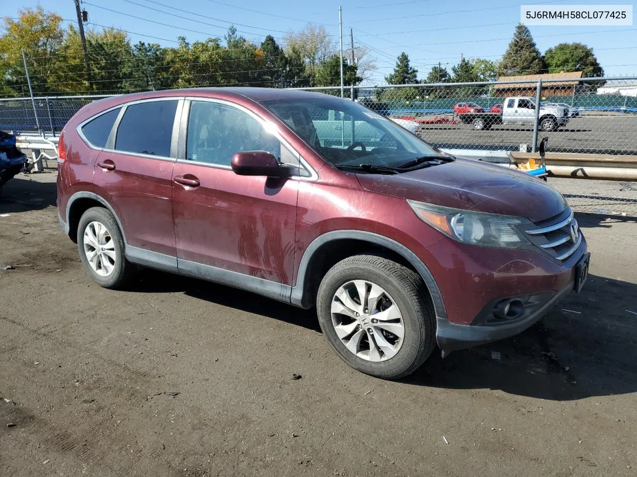 2012 Honda Cr-V Ex VIN: 5J6RM4H58CL077425 Lot: 73690564