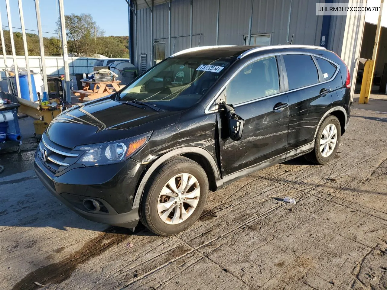 2012 Honda Cr-V Exl VIN: JHLRM3H7XCC006781 Lot: 73792554