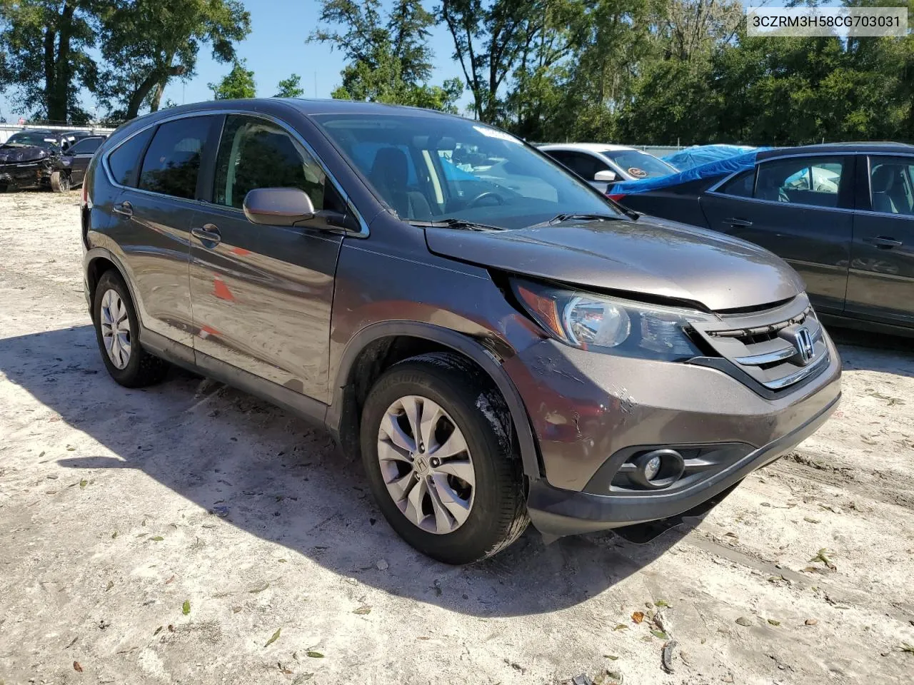 2012 Honda Cr-V Ex VIN: 3CZRM3H58CG703031 Lot: 74210204