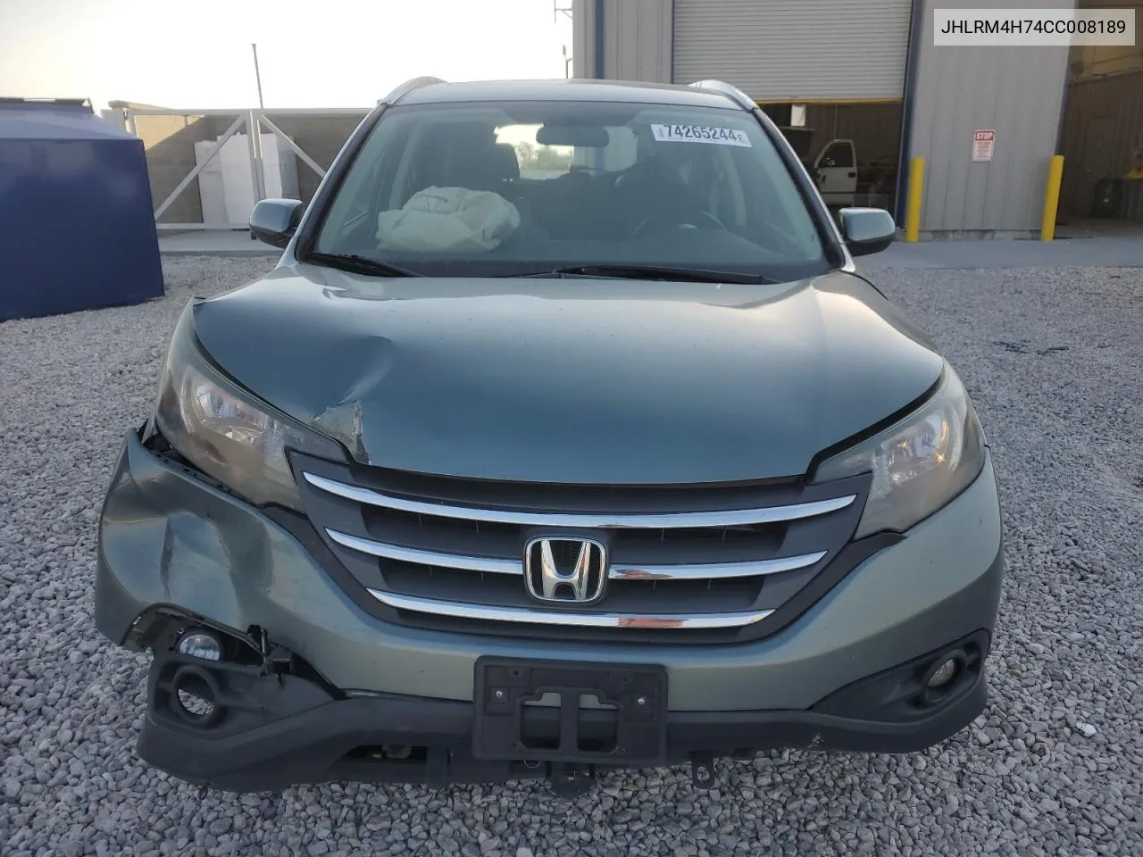 2012 Honda Cr-V Exl VIN: JHLRM4H74CC008189 Lot: 74265244