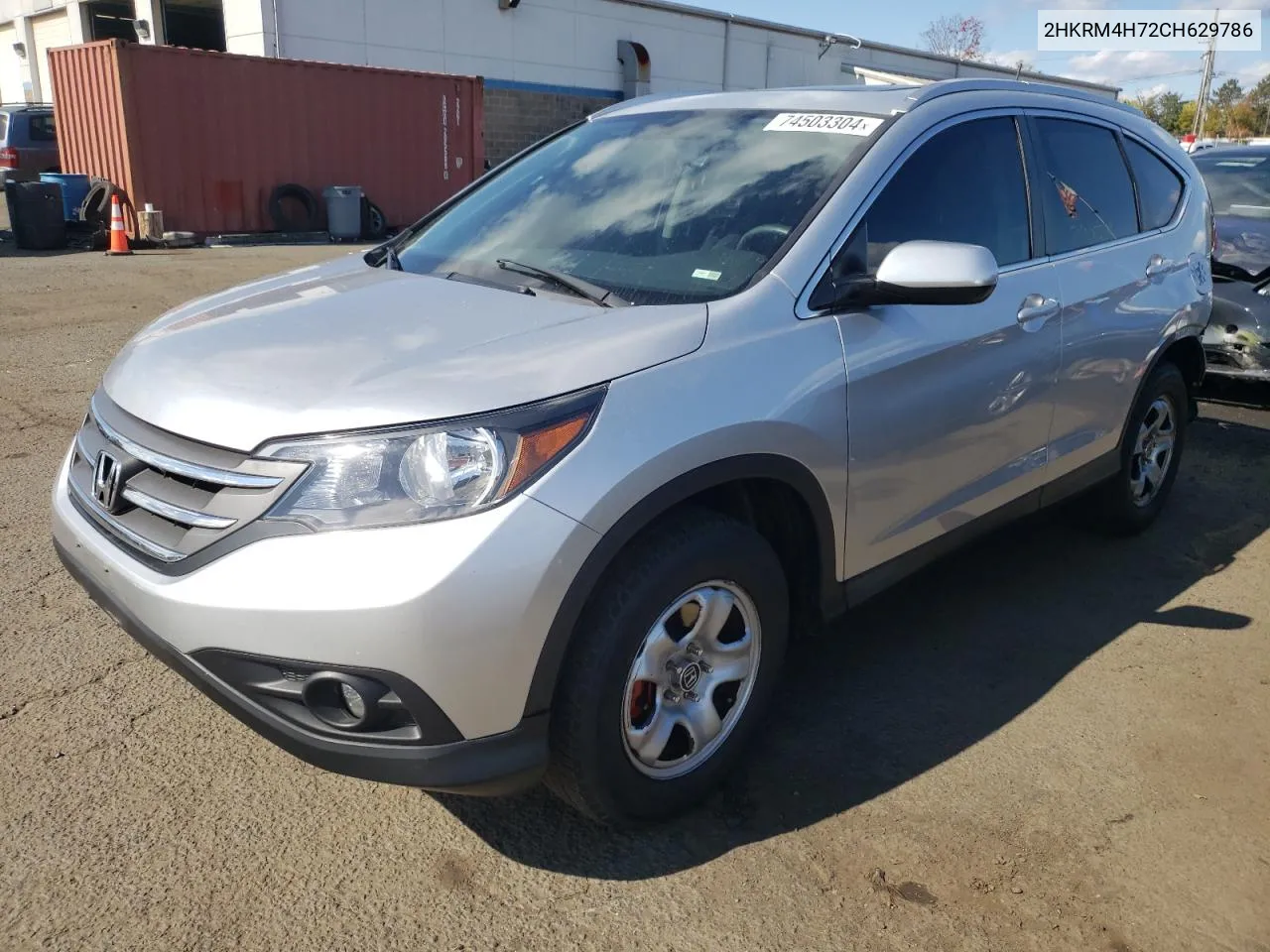 2012 Honda Cr-V Exl VIN: 2HKRM4H72CH629786 Lot: 74503304