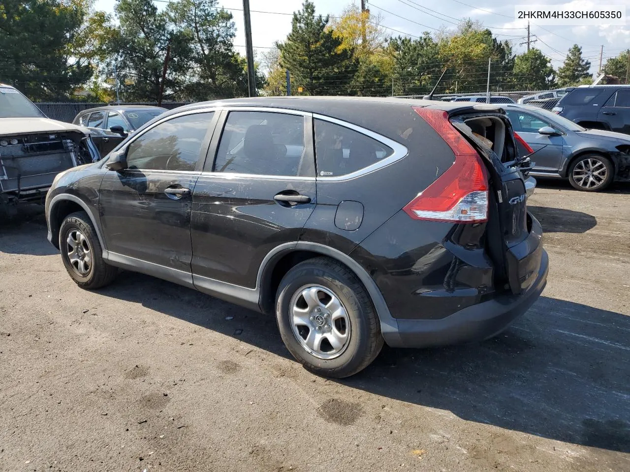 2012 Honda Cr-V Lx VIN: 2HKRM4H33CH605350 Lot: 74634304