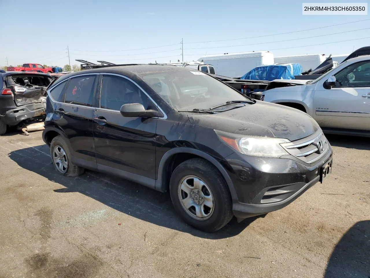 2012 Honda Cr-V Lx VIN: 2HKRM4H33CH605350 Lot: 74634304