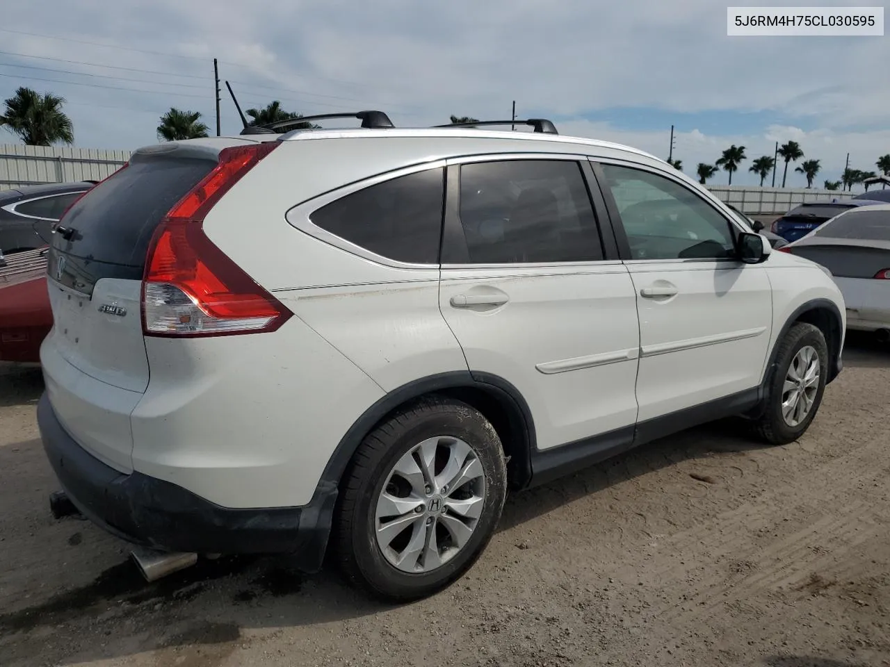 2012 Honda Cr-V Exl VIN: 5J6RM4H75CL030595 Lot: 75393804