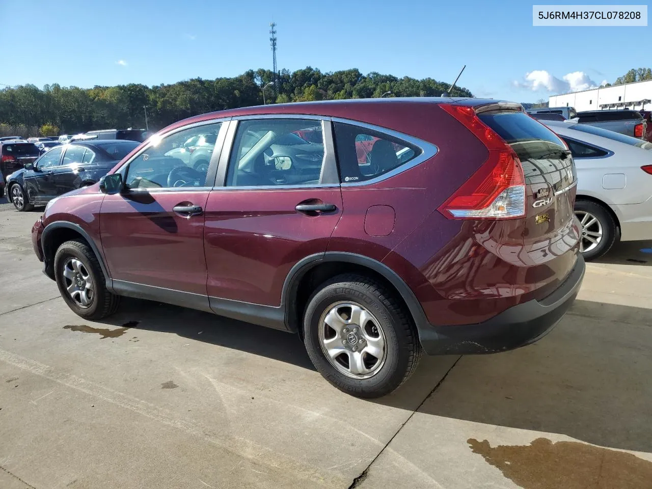 5J6RM4H37CL078208 2012 Honda Cr-V Lx