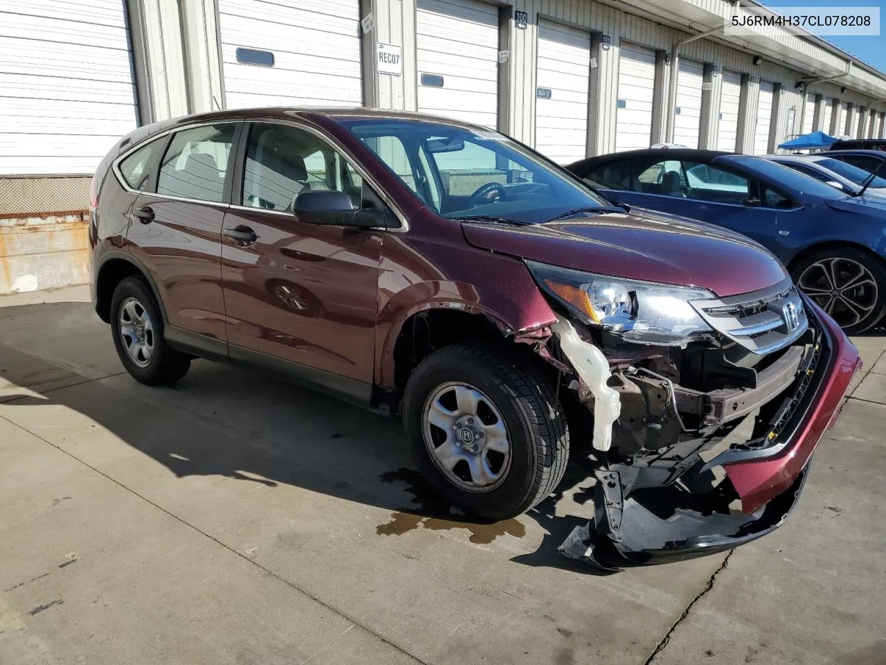 2012 Honda Cr-V Lx VIN: 5J6RM4H37CL078208 Lot: 76073074