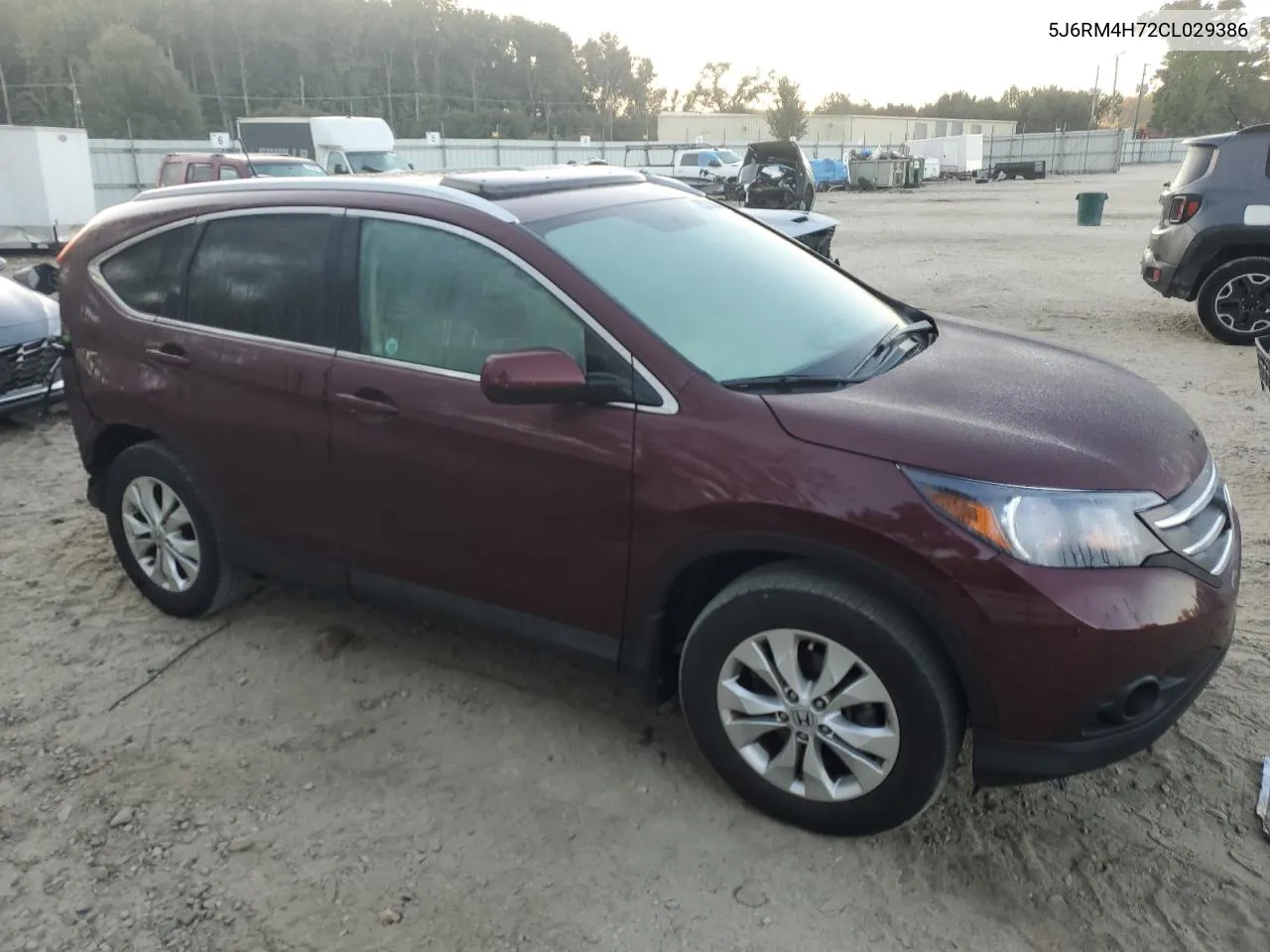 2012 Honda Cr-V Exl VIN: 5J6RM4H72CL029386 Lot: 76331884