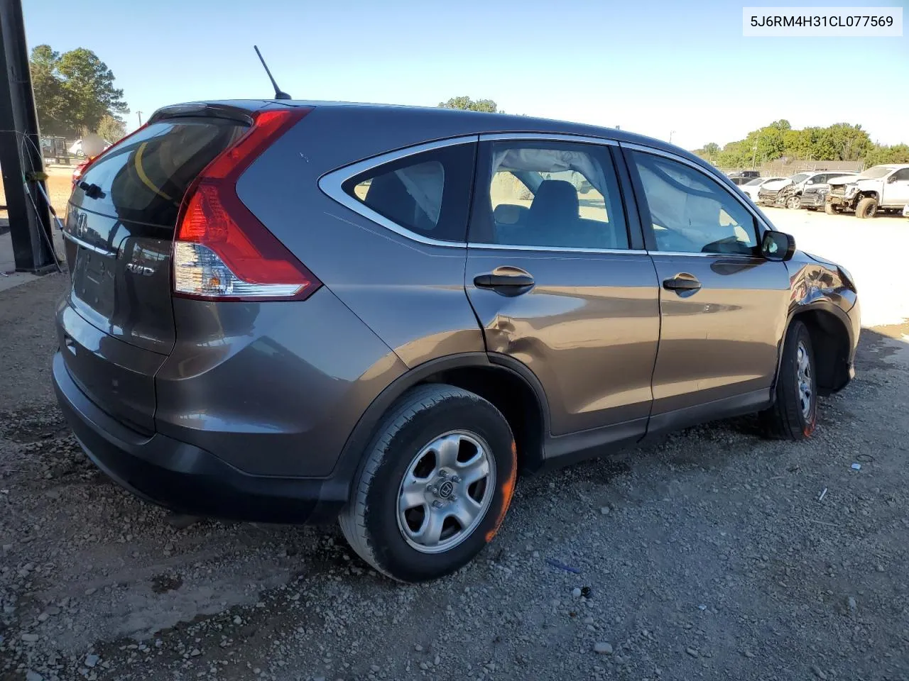 2012 Honda Cr-V Lx VIN: 5J6RM4H31CL077569 Lot: 76918564