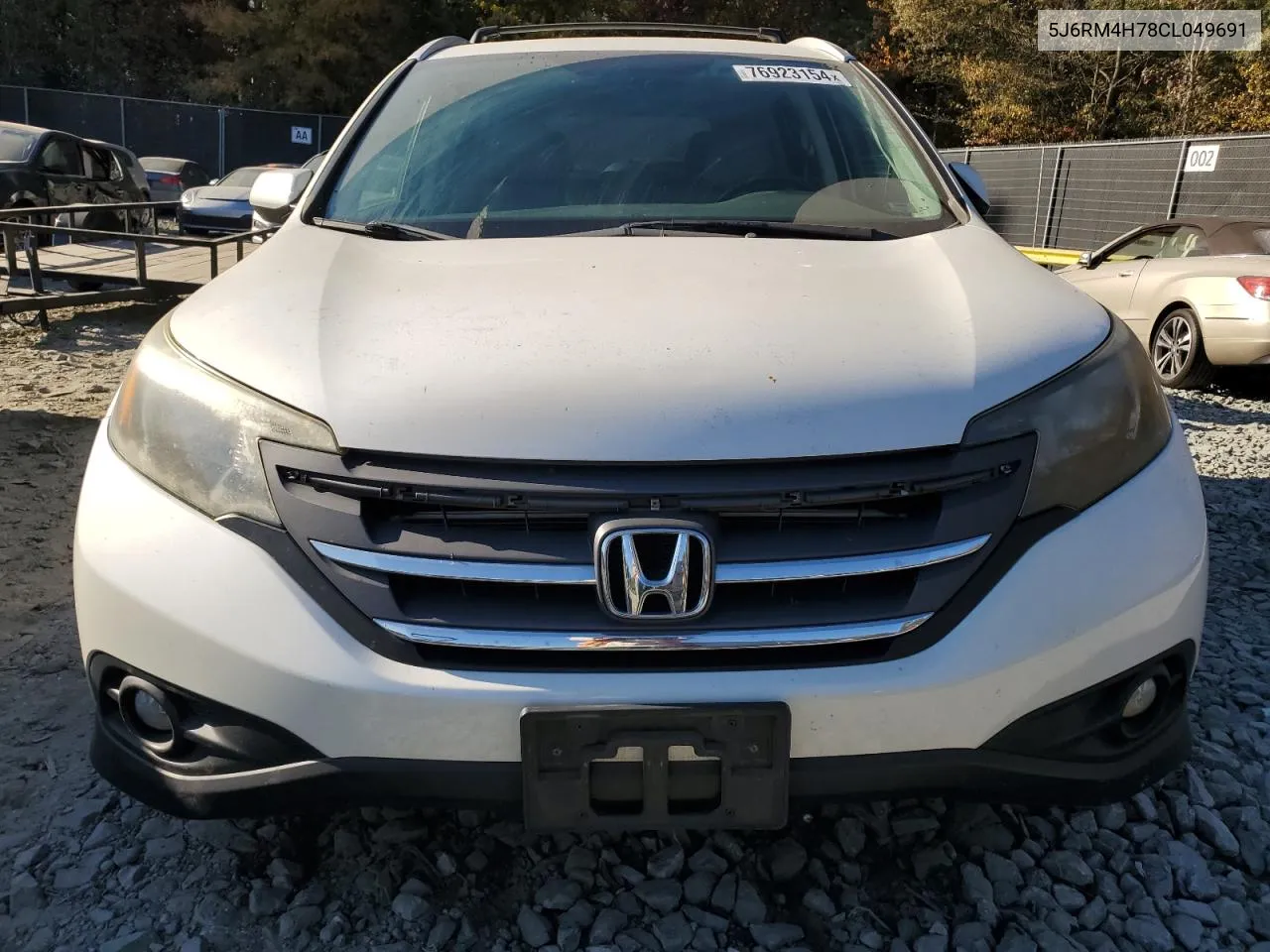 2012 Honda Cr-V Exl VIN: 5J6RM4H78CL049691 Lot: 76923154