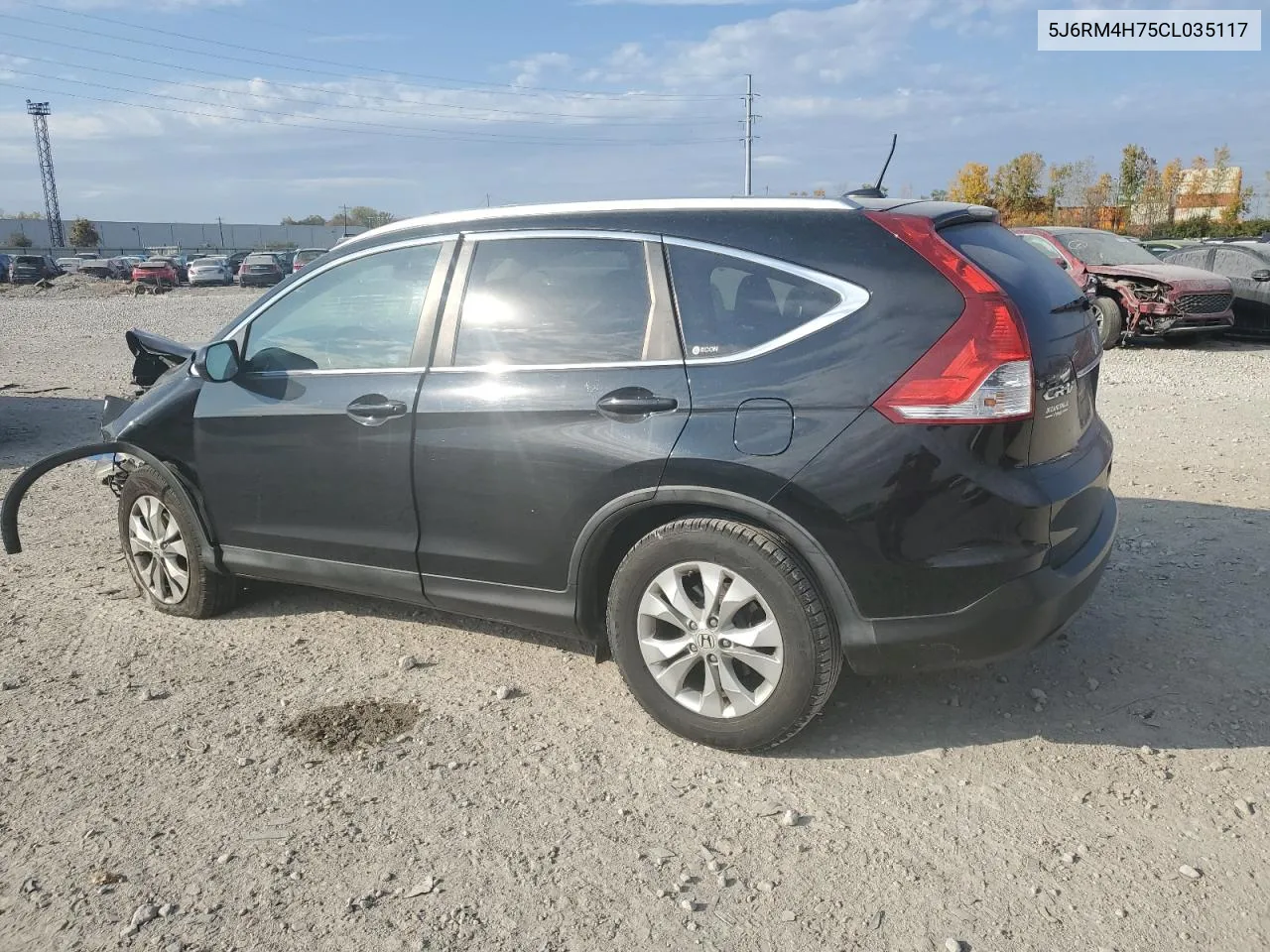 2012 Honda Cr-V Exl VIN: 5J6RM4H75CL035117 Lot: 77328404