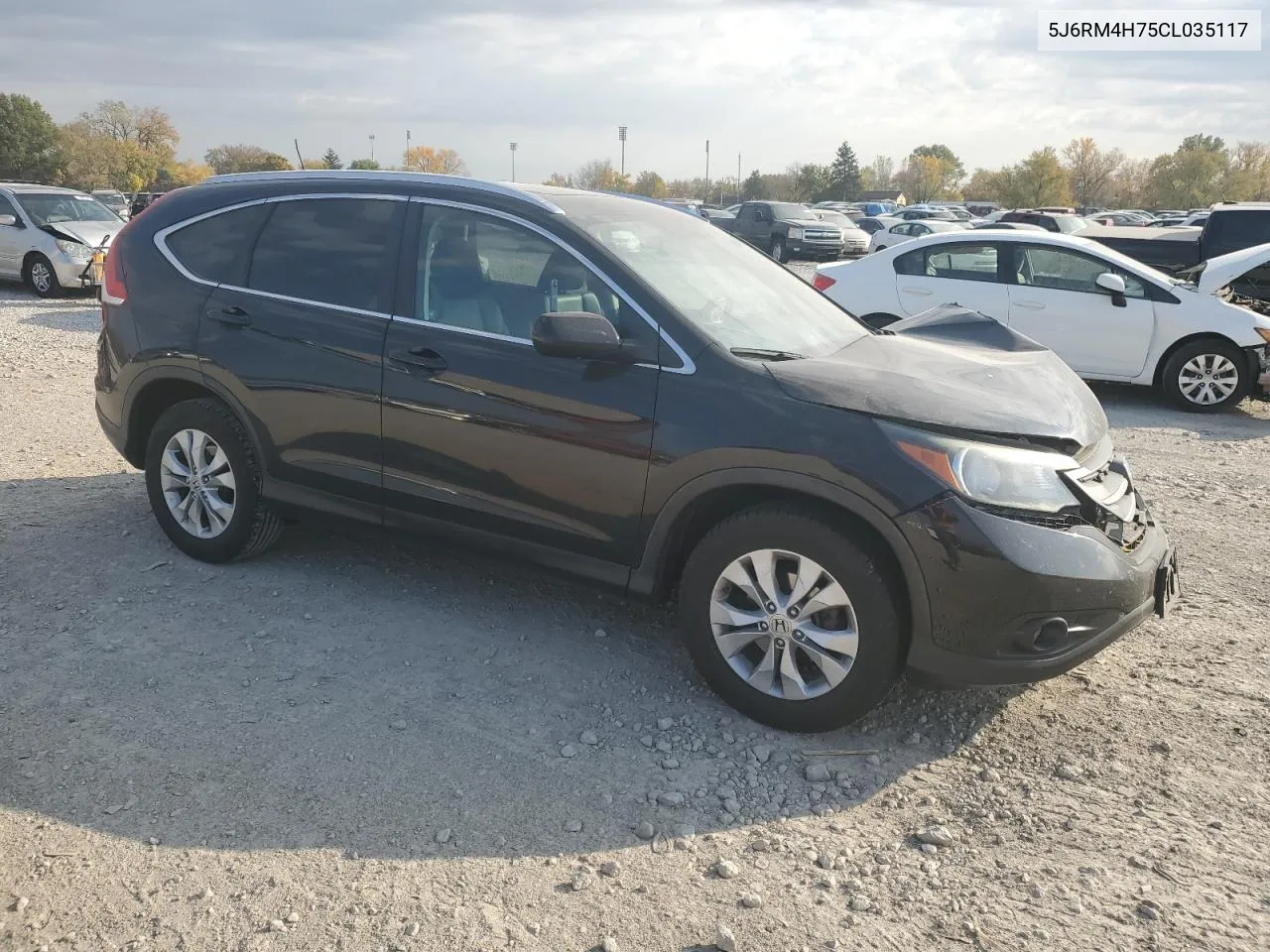 2012 Honda Cr-V Exl VIN: 5J6RM4H75CL035117 Lot: 77328404