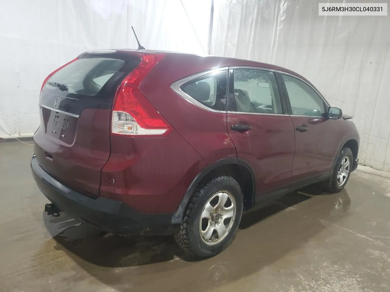 2012 Honda Cr-V Lx VIN: 5J6RM3H30CL040331 Lot: 77656634