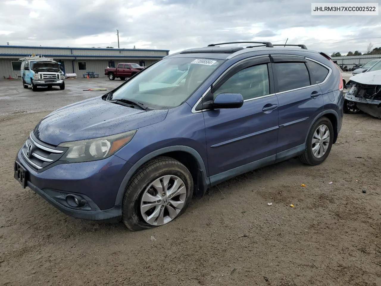 JHLRM3H7XCC002522 2012 Honda Cr-V Exl